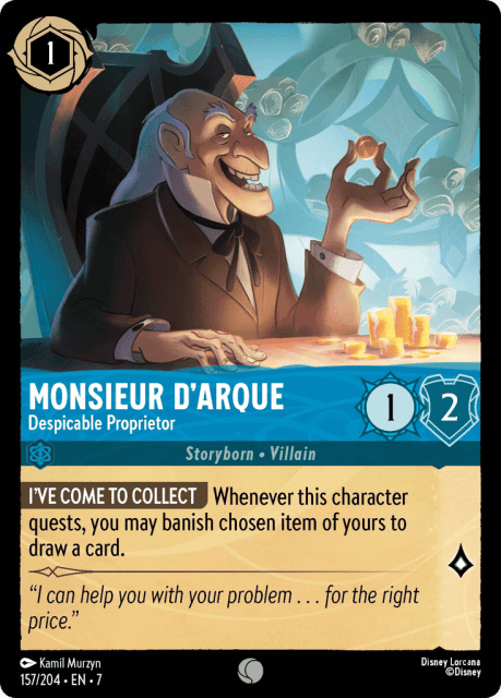 Monsieur D'Arque (157) — Archazia's Island