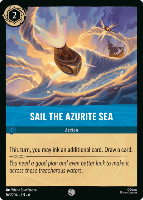 Sail the Azurite Sea (Cold Foil) (163) — Azurite Sea