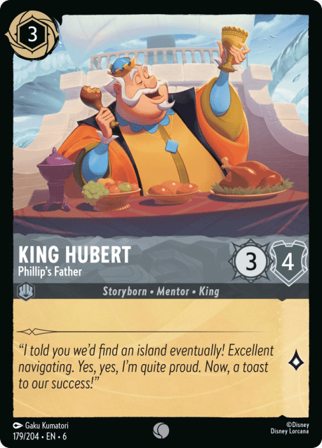 King Hubert (Cold Foil) (179) — Azurite Sea