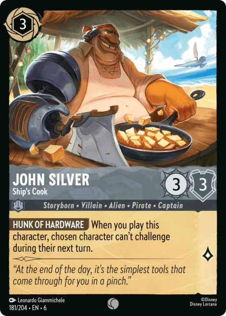 John Silver (Cold Foil) (181) — Azurite Sea