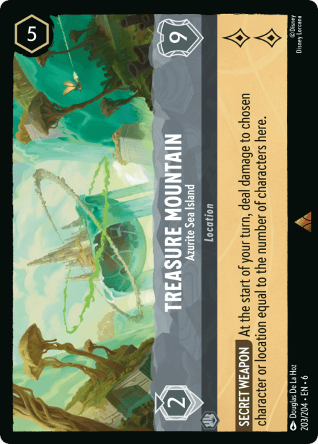 Treasure Mountain (Cold Foil) (203) — Azurite Sea