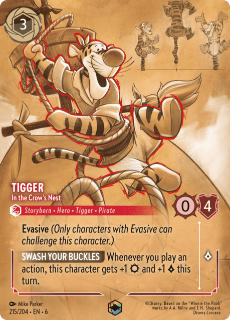 Tigger (Holofoil) (215) — Azurite Sea