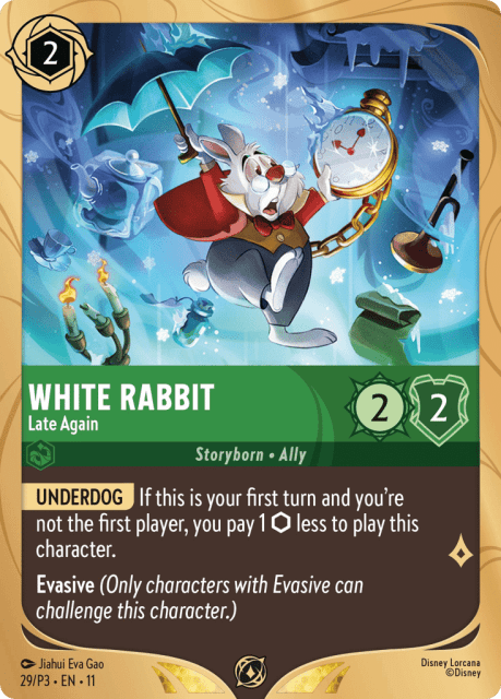 White Rabbit (Cold Foil) (29) — Promo Expansion 3