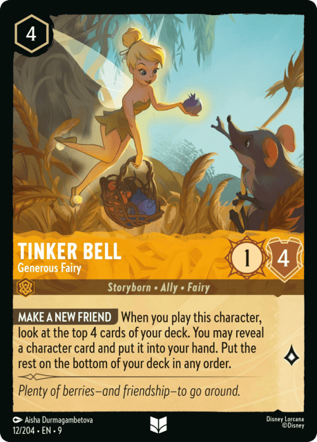 Tinker Bell (Cold Foil) (12) — Fabled