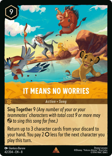 It Means No Worries (Cold Foil) (42) — Reign of Jafar