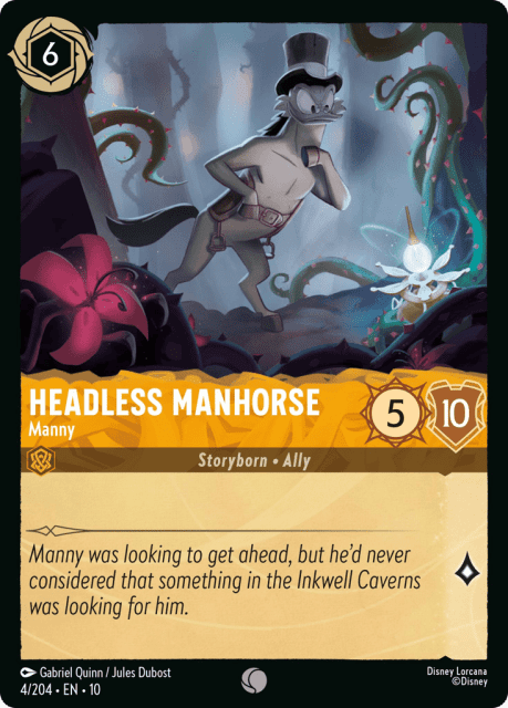 Headless Manhorse (Cold Foil) (4) — Whispers in the Well