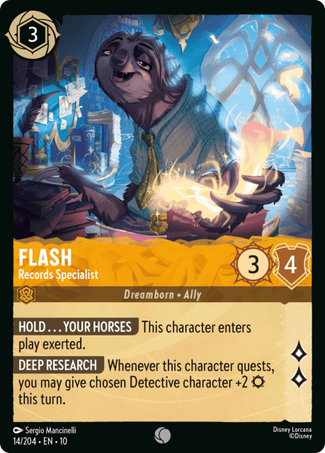 Flash (Cold Foil) (14) — Whispers in the Well