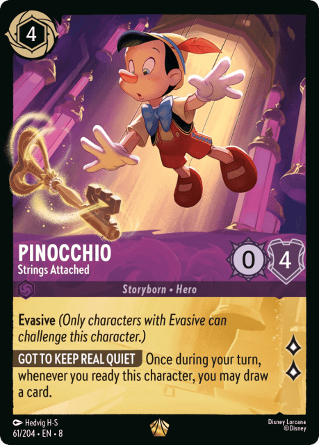 Pinocchio (Cold Foil) (61) — Reign of Jafar