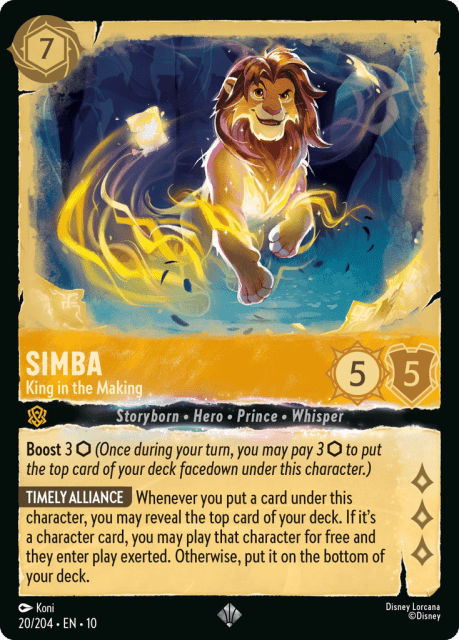 Simba (Cold Foil) (20) — Whispers in the Well