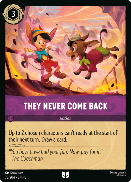 They Never Come Back (Cold Foil) (78) — Reign of Jafar