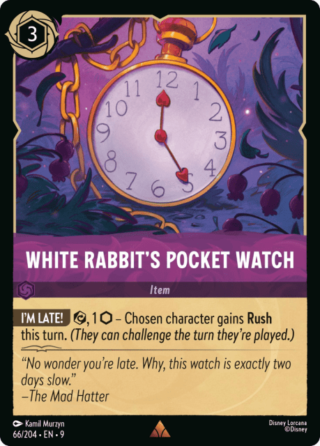 White Rabbit's Pocket Watch (Cold Foil) (66) — Fabled