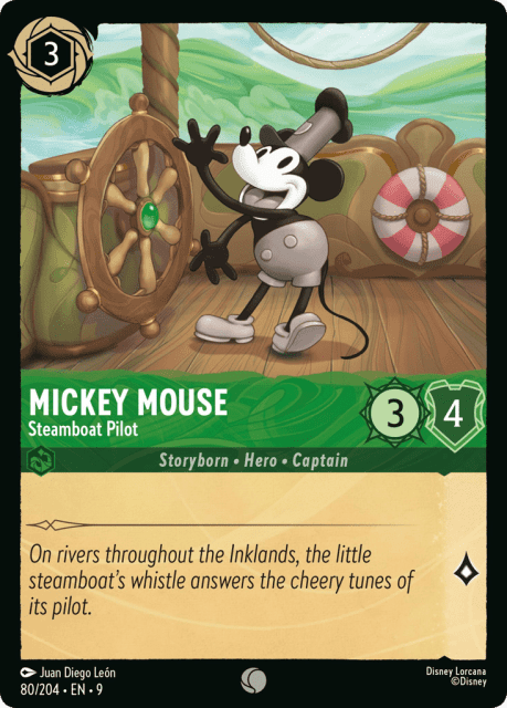 Mickey Mouse (Cold Foil) (80) — Fabled