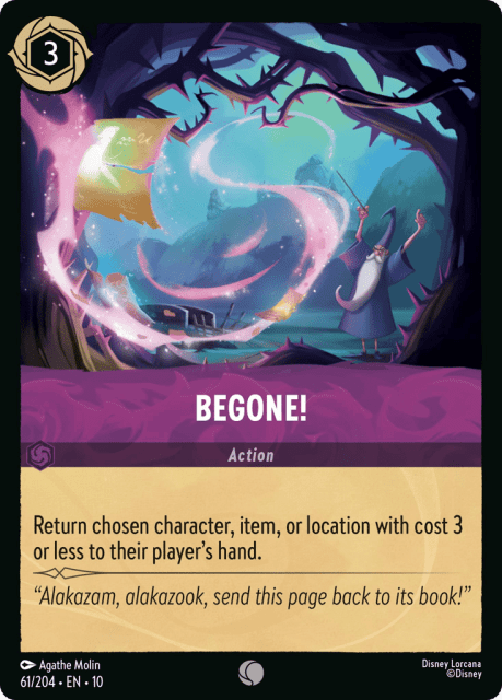Begone! (Cold Foil) (61) — Whispers in the Well