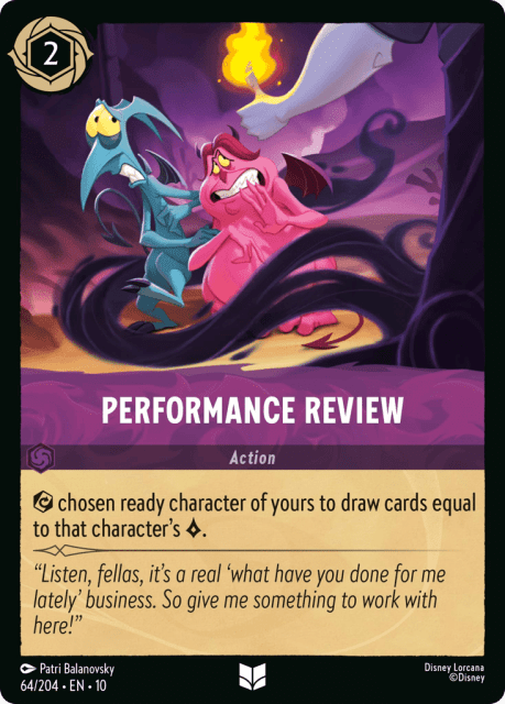 Performance Review (Cold Foil) (64) — Whispers in the Well