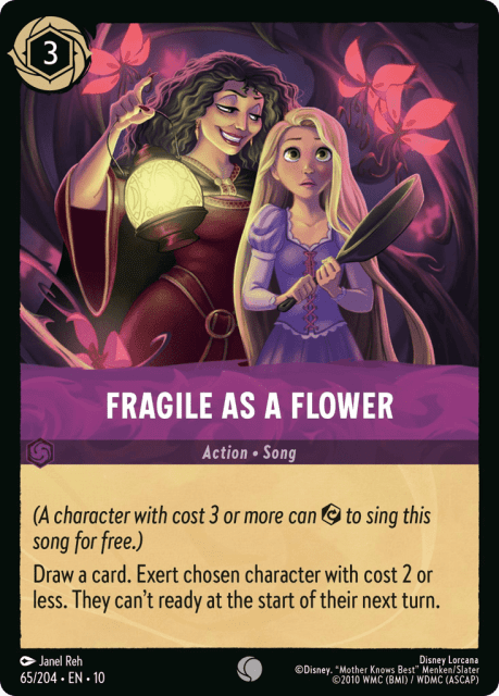 Fragile as a Flower (Cold Foil) (65) — Whispers in the Well