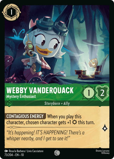 Webby Vanderquack (Cold Foil) (73) — Whispers in the Well