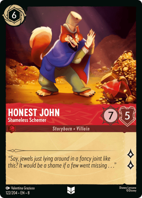 Honest John (Cold Foil) (122) — Reign of Jafar