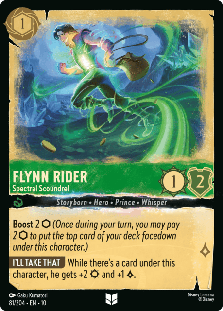 Flynn Rider (Cold Foil) (81) — Whispers in the Well