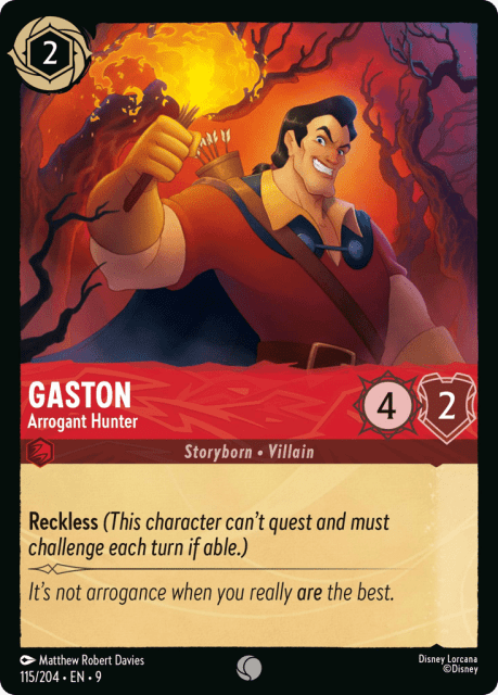 Gaston (Cold Foil) (115) — Fabled