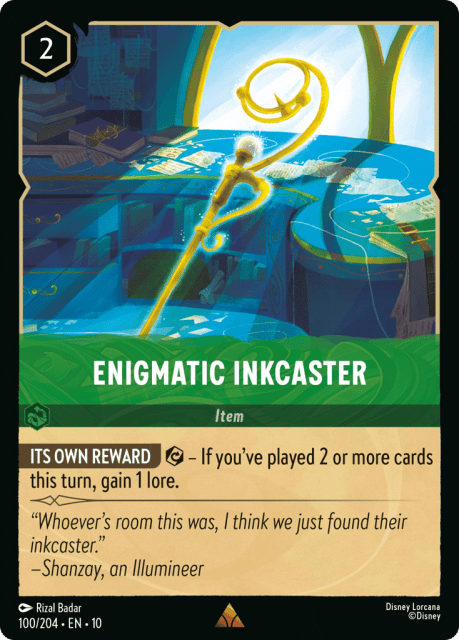 Enigmatic Inkcaster (Cold Foil) (100) — Whispers in the Well