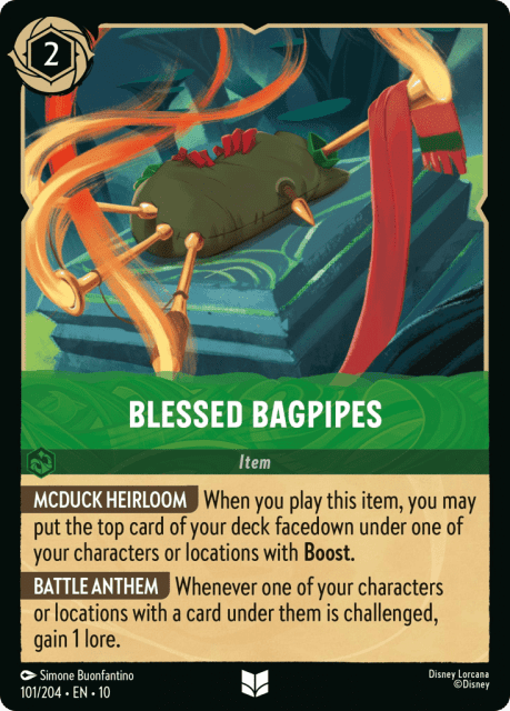 Blessed Bagpipes (Cold Foil) (101) — Whispers in the Well
