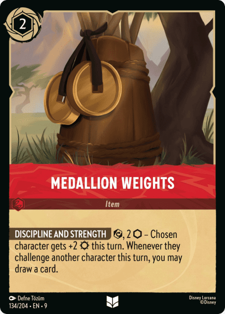 Medallion Weights (Cold Foil) (134) — Fabled