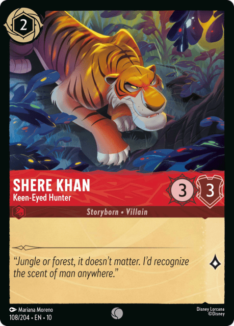 Shere Khan (Cold Foil) (108) — Whispers in the Well