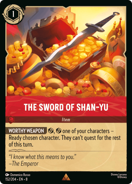The Sword of Shan-Yu (Cold Foil) (152) — Reign of Jafar