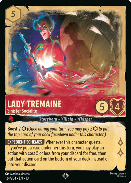 Lady Tremaine (Cold Foil) (124) — Whispers in the Well