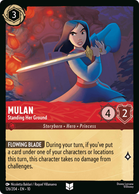Mulan (Cold Foil) (126) — Whispers in the Well