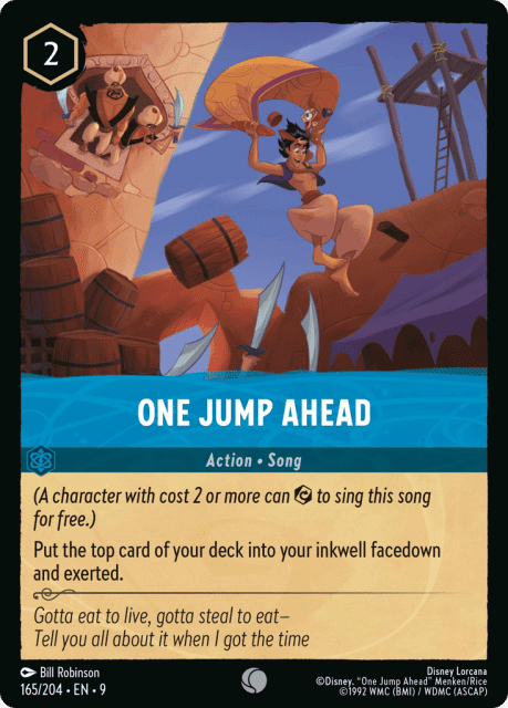 One Jump Ahead (Cold Foil) (165) — Fabled