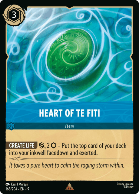 Heart of Te Fiti (Cold Foil) (168) — Fabled