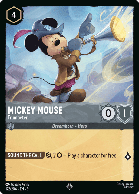 Mickey Mouse (Cold Foil) (172) — Fabled
