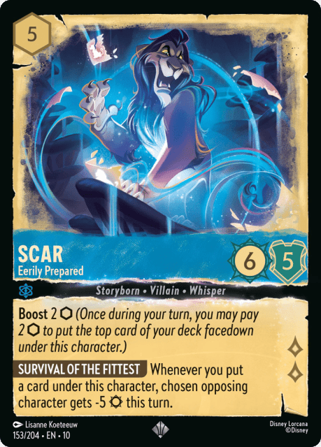 Scar (Cold Foil) (153) — Whispers in the Well