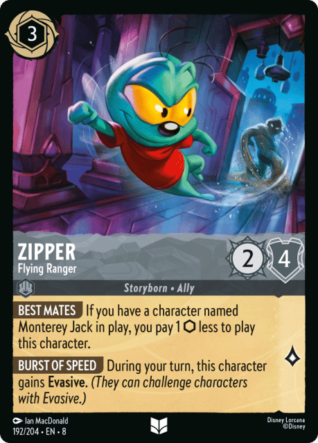 Zipper (Cold Foil) (192) — Reign of Jafar