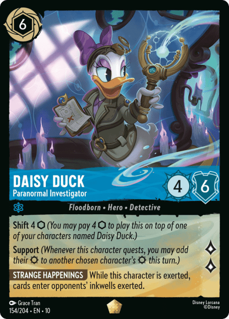 Daisy Duck (Cold Foil) (154) — Whispers in the Well