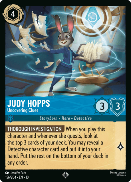 Judy Hopps (Cold Foil) (156) — Whispers in the Well