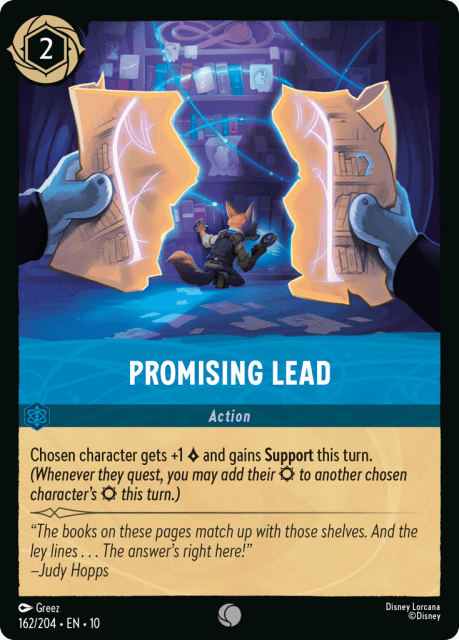 Promising Lead (Cold Foil) (162) — Whispers in the Well
