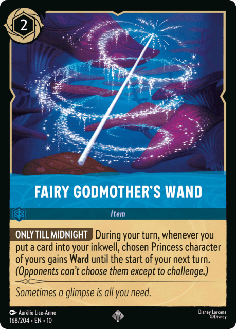 Fairy Godmother's Wand (Cold Foil) (168) — Whispers in the Well