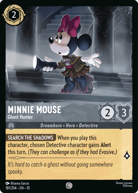 Minnie Mouse (Cold Foil) (181) — Whispers in the Well