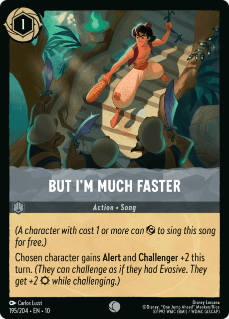 But I'm Much Faster (Cold Foil) (195) — Whispers in the Well