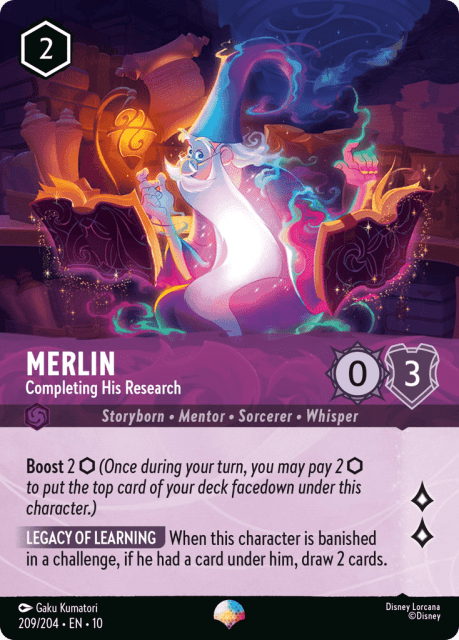 Merlin (Holofoil) (209) — Whispers in the Well