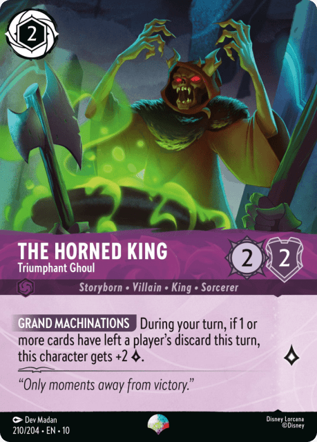 The Horned King (Holofoil) (210) — Whispers in the Well
