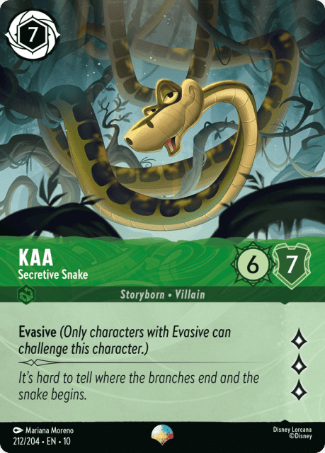 Kaa (Holofoil) (212) — Whispers in the Well