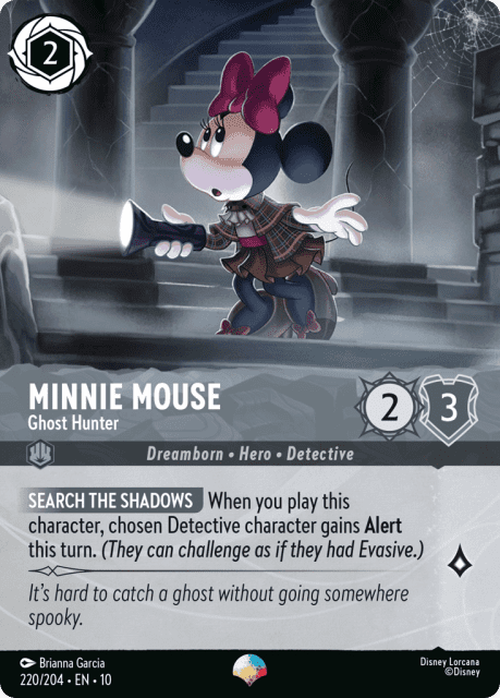Minnie Mouse (Holofoil) (220) — Whispers in the Well