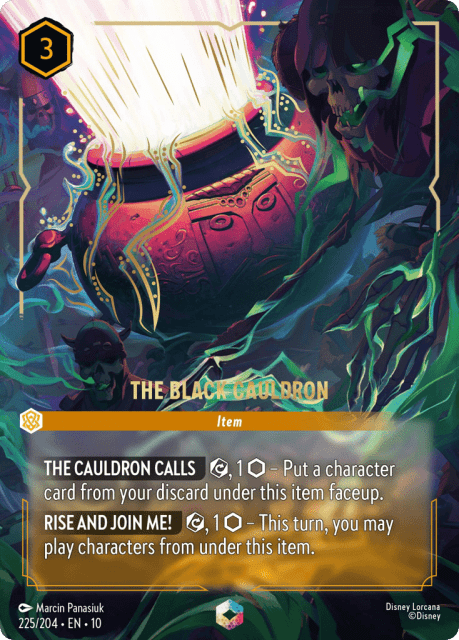 The Black Cauldron (Holofoil) (225) — Whispers in the Well