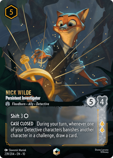 Nick Wilde (Holofoil) (239) — Whispers in the Well