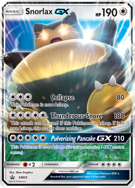 Snorlax-GX (Holofoil) (SM05) — SM Black Star Promos