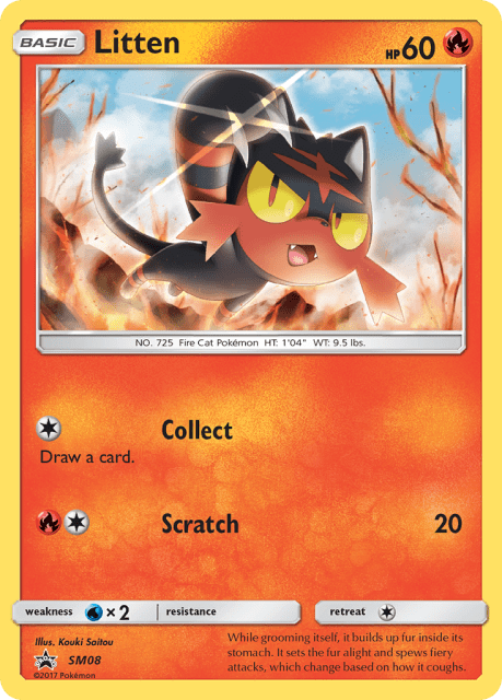 Litten (Holofoil) (SM08) — SM Black Star Promos