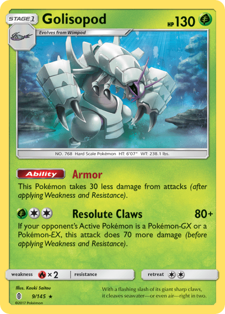 Golisopod (Holofoil) (9) — Guardians Rising
